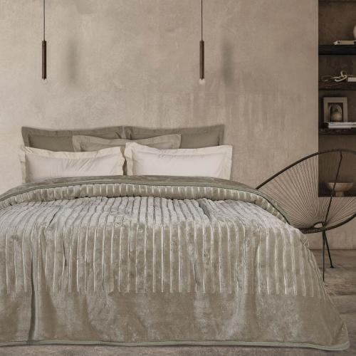 Das home κουβερτα velour monh 1350 σπαγγι 160χ240