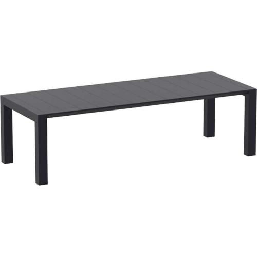 Τραπέζι επεκτεινόμενο (100X260/300) VEGAS BLACK, SIESTA