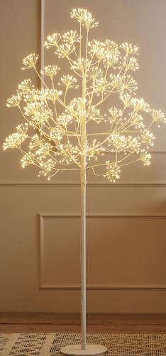 Led Φωτιζόμενο Χριστουγεννιάτικο Δέντρο Με 1568Led Και Θερμό Φωτισμό 180(h)cm ,Ip44