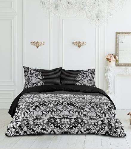 Σετ σεντ υ/δ χλ damask 2*240x270cm 2*52x72cm 100% cottosatin 230tc