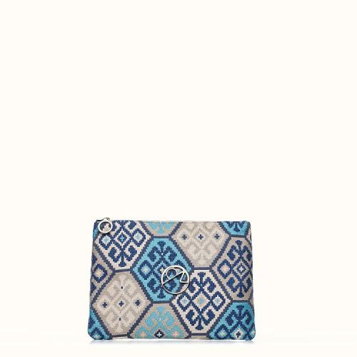 Blue Rug Madame - Clutch by Christina Malle CM97121