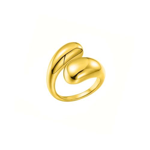 Δαχτυλίδι Από Ατσάλι Επιχρυσωμένο 24Κ MI37514
