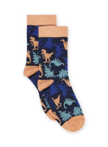 Παιδικές Κάλτσες για Αγόρια Blue DInosaurs - ΜΠΛΕ