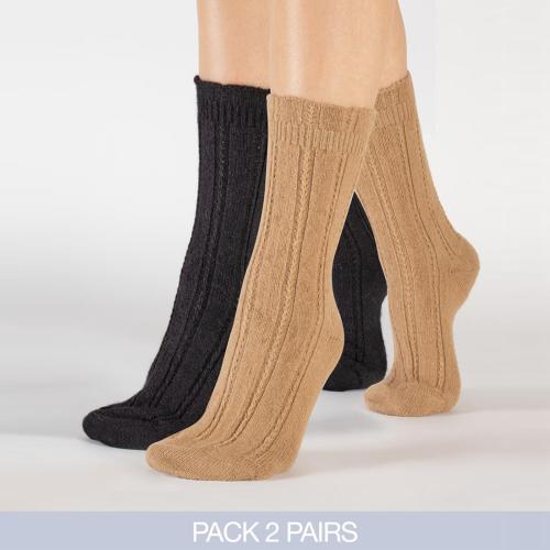 Κάλτσες πλεκτές alpaca | 2 Ζευγάρια