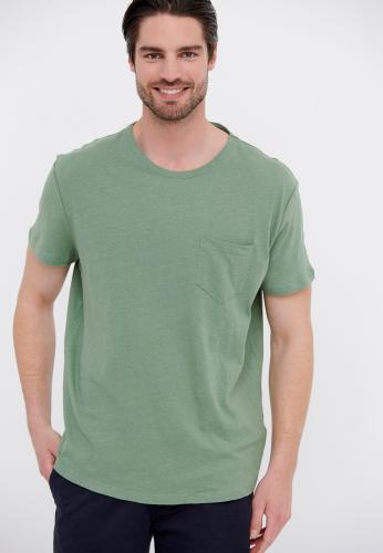 Loose fit t-shirt με λινό