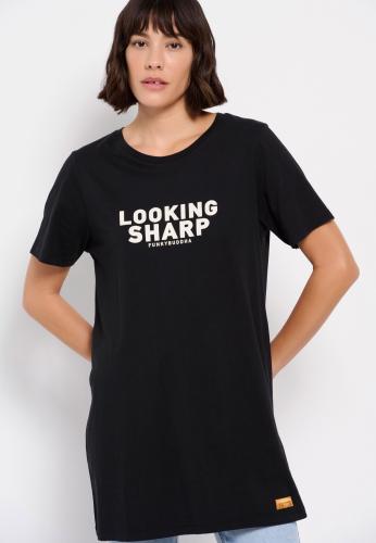 Long fit t-shirt με τύπωμα στην πλάτη