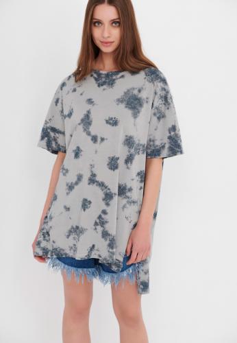 Oversized long fit t-shirt από οργανικό βαμβάκι