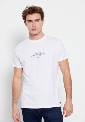 T-shirt με Funky Buddha τύπωμα στο στήθος