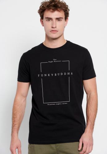 T-shirt με minimal branded τύπωμα
