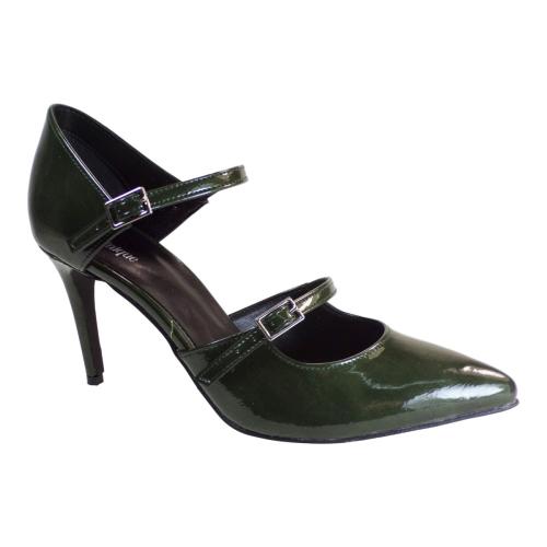 Dominique Shoes Γυναικεία Παπούτσια Γόβες 81351 Πράσινο Λουστρίνι