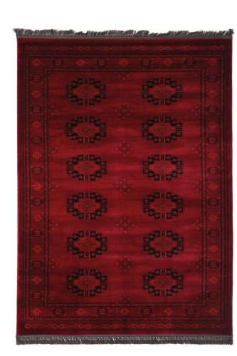 Χαλιά Κρεβατοκάμαρας (Σετ 3 Τμχ) Royal Carpet Afgan 0.67X5.00Bedset - 6871H D.Red (67x500)