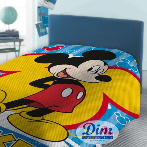 Κουβέρτα Πικέ Μονή 160X240 Disney Dimcol Mickey 565 (160x240)