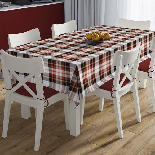 Αλέκιαστο Τραπεζομάντηλο 140X180 Dimcol Tartan 492 (140x180)