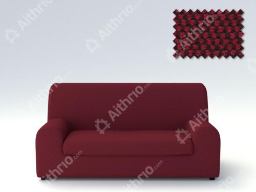 Ελαστικά καλύμματα καναπέ Ξεχωριστό Μαξιλάρι Bielastic Viena-Διθέσιος-Μπορντώ -10+ Χρώματα Διαθέσιμα-Καλύμματα Σαλονιού