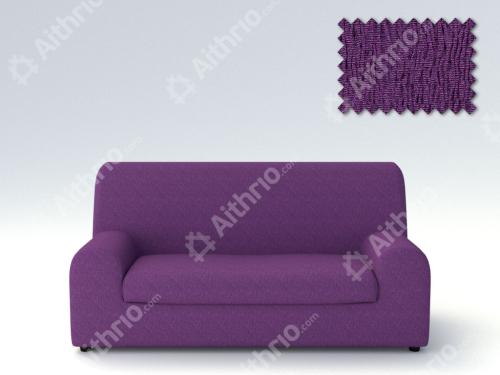 Ελαστικά καλύμματα καναπέ Ξεχωριστό Μαξιλάρι Valencia-Διθέσιος-Μωβ -10+ Χρώματα Διαθέσιμα-Καλύμματα Σαλονιού