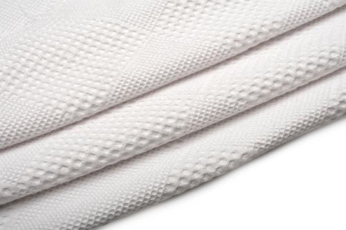 Κουβέρτα Πικέ Κούνιας 120X150 Dimcol Μονόχρωμη Λευκό (120x150)