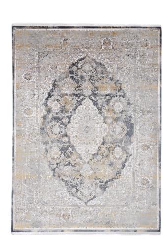Χαλί Διαδρόμου 80X150 Royal Carpet Bamboo Silk 5991A Grey Anthracite (80x150)
