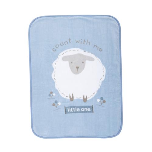 Κουβέρτα Βελουτέ Κούνιας 100X140 Nef Nef Sweet Sheep L.Blue (100x140)