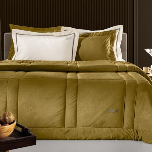 Πάπλωμα Ημίδιπλο 180X220 Guy Laroche Crystal Velvet Golden (180x220)