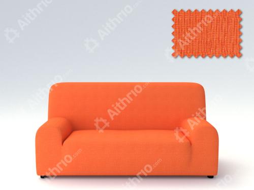 Ελαστικά Καλύμματα Προσαρμογής Σχήματος Καναπέ Peru-Πορτοκαλί-Διθέσιος -10+ Χρώματα Διαθέσιμα-Καλύμματα Σαλονιού