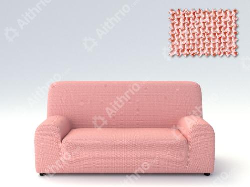 Ελαστικά Καλύμματα Προσαρμογής Σχήματος Καναπέ Alaska - C/22 Ροζ - Τετραθέσιος -10+ Χρώματα Διαθέσιμα-Καλύμματα Σαλονιού