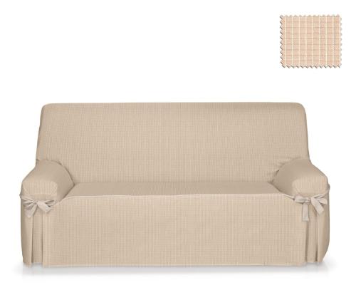 Καλύμματα καναπέ σταθερά με δέστρες Praga-Λινό-Πολυθρόνα