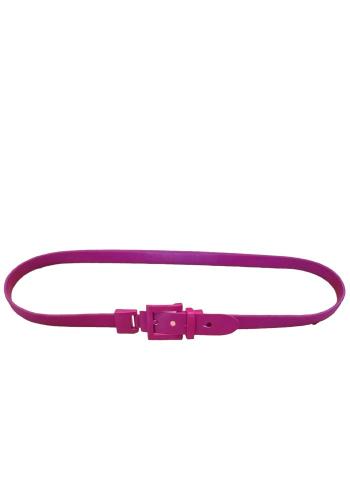 minimal fuschia elastic belt