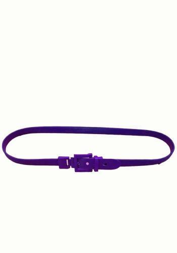 minimal purple elastic belt
