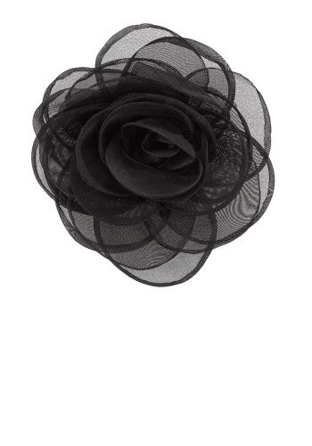 vintage μπουτονιέρα black rose