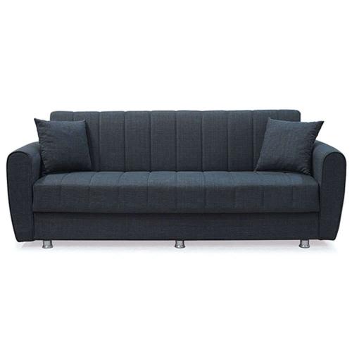 Καναπές-Κρεβάτι Τριθέσιος Joy 40.0102 220x77x88cm Dark Grey