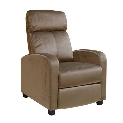 Πολυθρόνα Porter Relax Camel Velure Ε9781,2 68x86x99cm