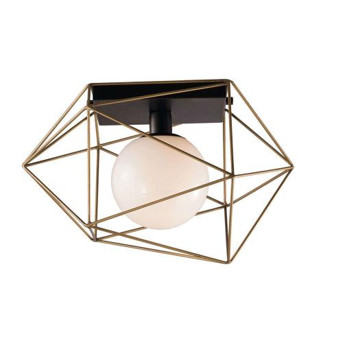 Φωτιστικό Οροφής - Πλαφονιέρα I-Abraxas-PL1 Oro Gold Luce Ambiente Design