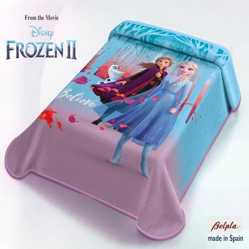 Κουβέρτα Παιδική Belpa Disney Frozen Blue-Purple Adam Home