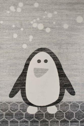 Χαλί Παιδικό Piccolo Penguin 7402 Grey Ezzo