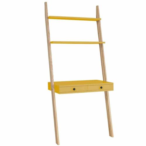 Γραφείο Ladder Leno LENOO5 79x49x183cm Yellow