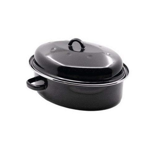 Γάστρα Εμαγιέ Οβάλ Roasty Cook 15230384 38cm Black Beka