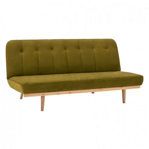 Καναπές-Κρεβάτι Τριθέσιος HM3168.13 193Χ85Χ88Υcm Olive