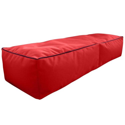 Πουφ Σκαμπό Plank Red 150X50
