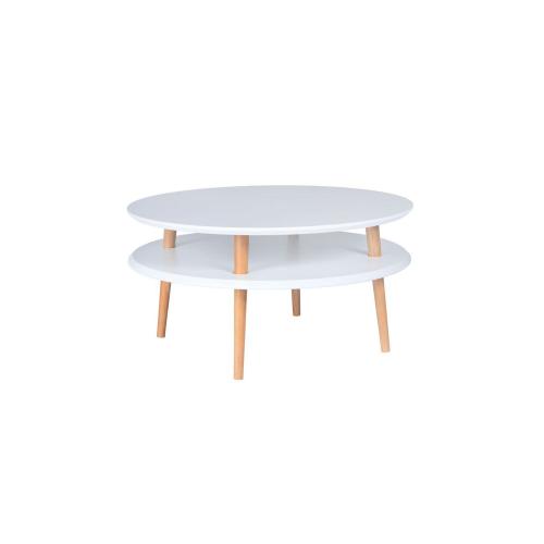 Τραπεζάκι Ufo White Φ70Χ35 cm