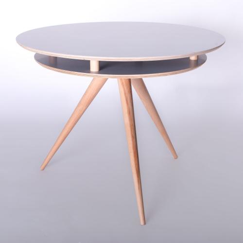 Τραπέζι Triad Grey Φ105X75 cm