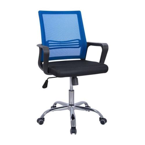 Καρέκλα Γραφείου HM1148.08 Black Blue 60x57x104Υ εκ.