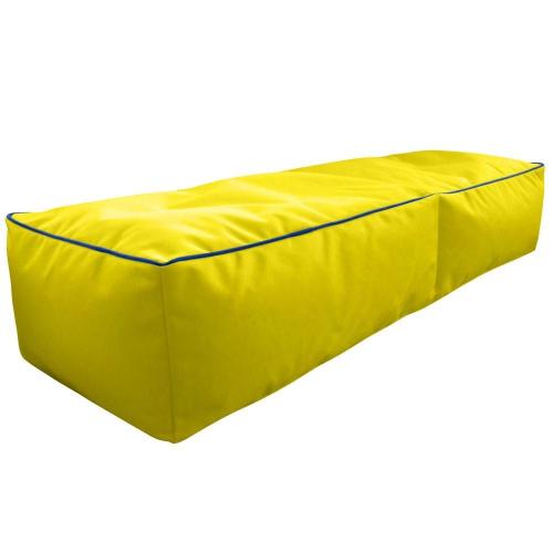 Πουφ Σκαμπό Plank Yellow 150X50