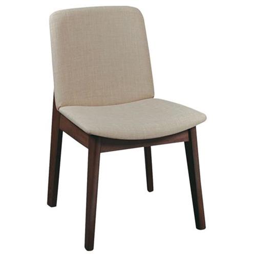 Καρέκλα Emma Ε7872,4 Beige 48x57x83cm Σετ 2τμχ