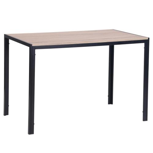 Τραπέζι Gabo ΕΜ827 Sonoma/Βαφή Μαύρη 120x70cm