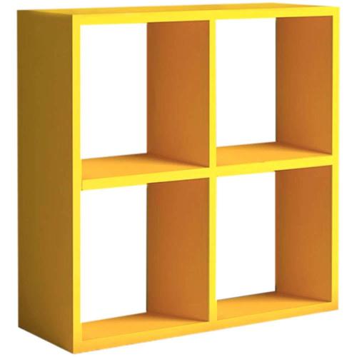 Βιβλιοθήκη Cube 0117641 60x23x60cm Yellow