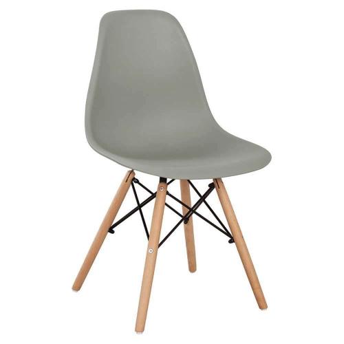 Καρέκλα Με κάθισμα Twist PP HM8460.10 46x50x82cm Grey Σετ 4τμχ