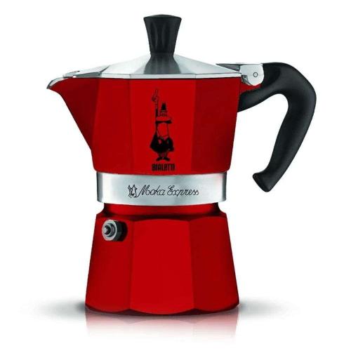 Καφετιέρα-Μπρίκι Espresso Moka Express 209.0004942 3cups Red Bialetti