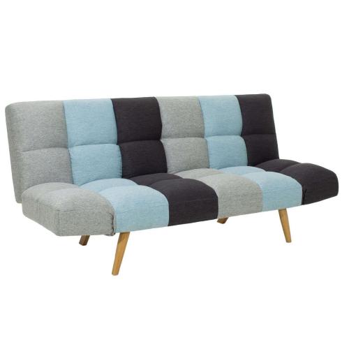 Καναπές - Κρεβάτι 3Θέσιος Freddo Υφασμάτινος Πολύχρωμος 182X81X84Cm 024-000005