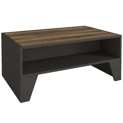 Τραπέζι Σαλονιού Chester 0228159 93,6x60x40cm Walnut-Anthracite