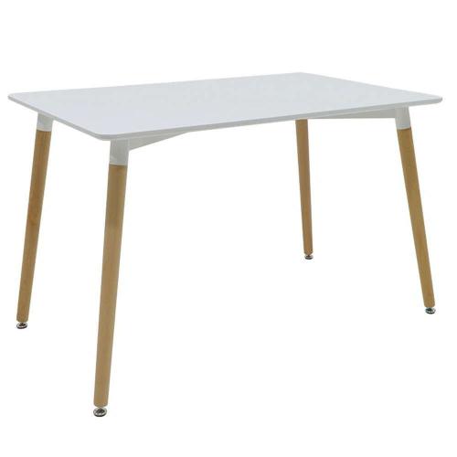Τραπέζι Natali 127-000143 150x80x75cm Natural-White